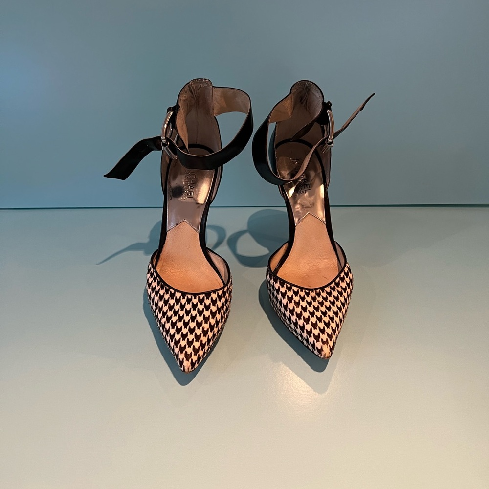 Micheal Kors Houndstooth Brinkley Stiletto